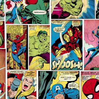 Marvel cartoon phone wallpaper