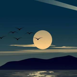 Full moon phone wallpaper