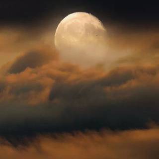 Full moon phone wallpaper