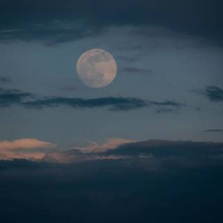 Full moon phone wallpaper