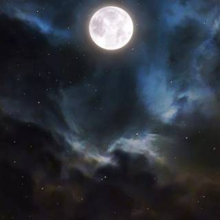 Full moon phone wallpaper