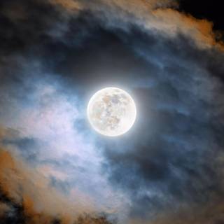 Full moon phone wallpaper