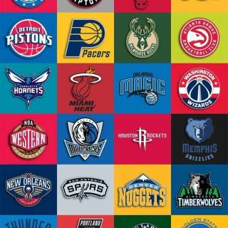 NBA logo iPhone wallpaper