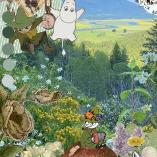 Moomin phone wallpaper