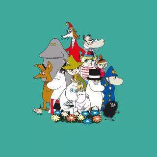 Moomin phone wallpaper