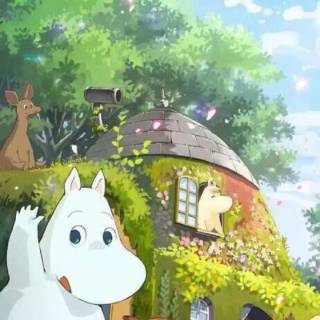 Moomin phone wallpaper