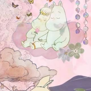 Moomin phone wallpaper