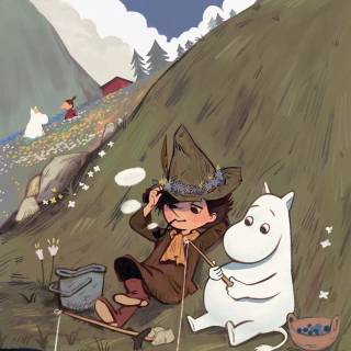 Moomin phone wallpaper