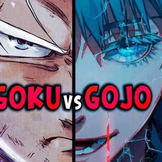 Gojo vs Goku wallpaper