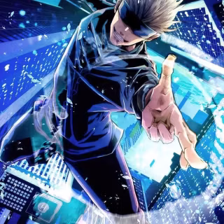Gojo vs Goku wallpaper