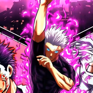 Gojo vs Goku wallpaper