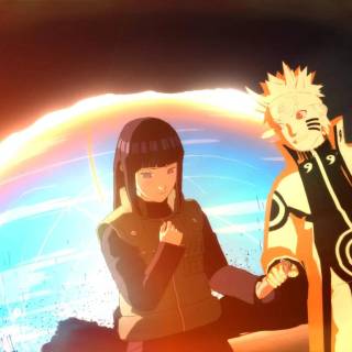 Naruto and Hinata desktop wallpaper