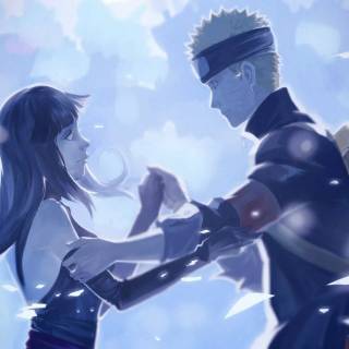 Naruto and Hinata desktop wallpaper