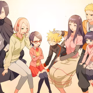 Naruto and Hinata desktop wallpaper