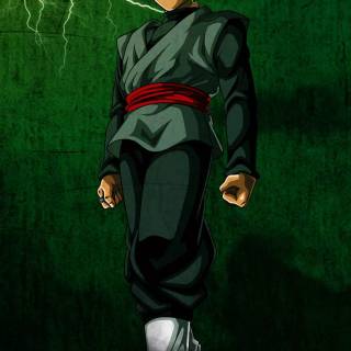 Green anime 4k phone wallpaper