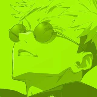 Green anime 4k phone wallpaper