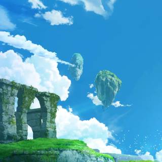 Green anime 4k phone wallpaper