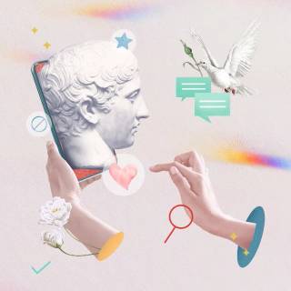 iPhone Greek god wallpaper