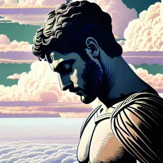 iPhone Greek god wallpaper
