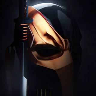 Dark character phone wallpaper