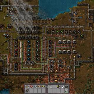 Factorio computer wallpaper