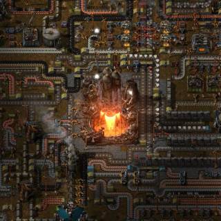 Factorio computer wallpaper