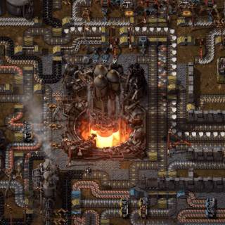 Factorio computer wallpaper