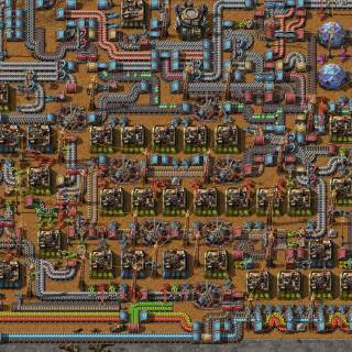Factorio computer wallpaper