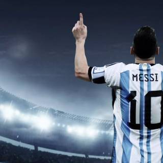Messi World Cup desktop 4k wallpaper