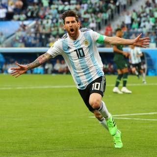 Messi World Cup desktop 4k wallpaper