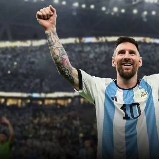 Messi and World Cup wallpaper