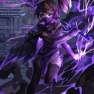 Fancy Halloween anime girls wallpaper