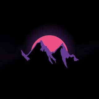 Purple amoled 4k wallpaper