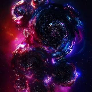 Space amoled dark wallpaper