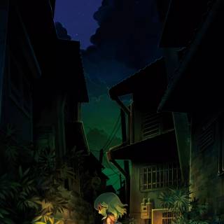 Anime dark PS5 wallpaper