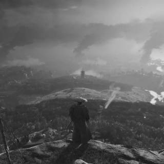 PS5 black and white wallpaper