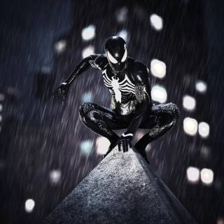 PS5 black and white wallpaper