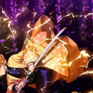 Demon Slayer Zenitsu wallpaper