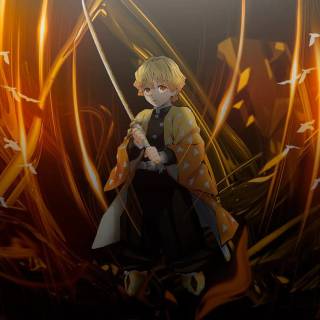 Demon Slayer Zenitsu wallpaper