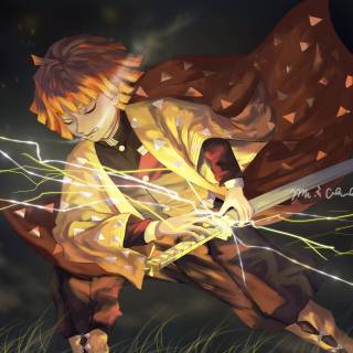 Demon Slayer Zenitsu wallpaper
