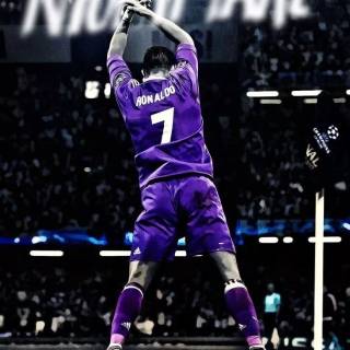 Purple Ronaldo wallpaper