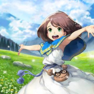 Dandelions anime wallpaper