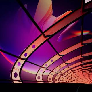 Windows 11 black and purple wallpaper