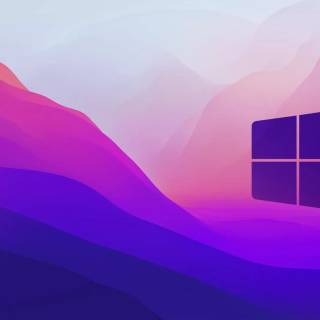 Windows 11 black and purple wallpaper