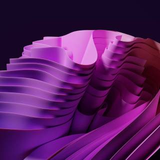 Windows 11 black and purple wallpaper