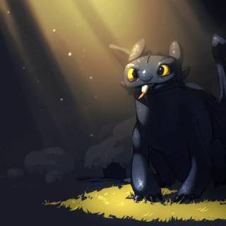 Toothless computer wallpaper