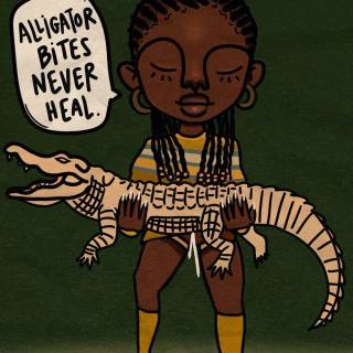 Alligator Bites Never Heal wallpaper
