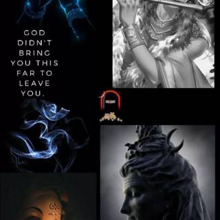 Shiva collage wallpaper