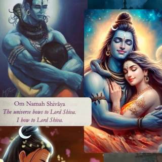 Shiva collage wallpaper