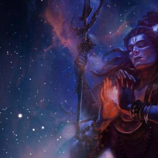 Shiva collage wallpaper